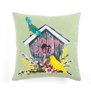 Lush Decor Easter Birds Decorative Pillow, 18" x 18"